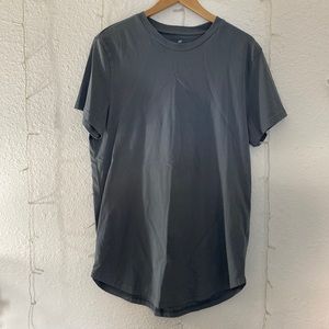 2 new H&M GREY BLUE medium men shirts